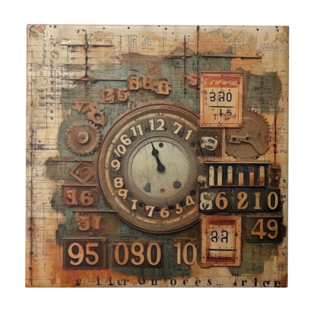 Azulejo Tile industrial vintage (Frente)