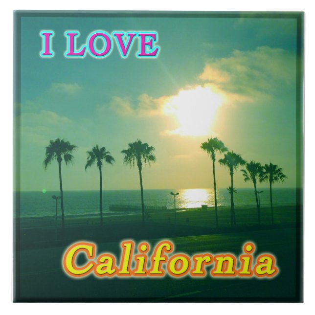 Azulejo Tile "Lovely California 1" (Frente)
