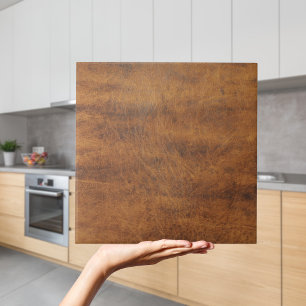 Azulejo Tile moderno de cuero de Tan rústico