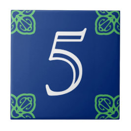 Azulejo Tile Número de Casa Española