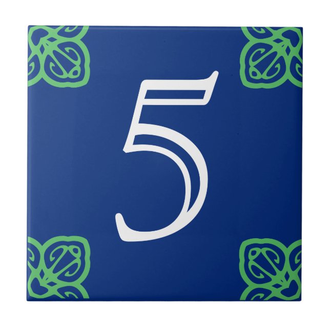 Azulejo Tile Número de Casa Española (Frente)