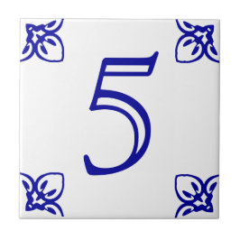 Azulejo Tile Número de Casa Española
