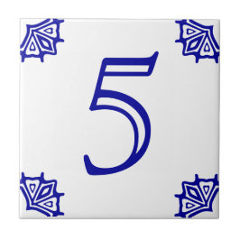 Azulejo Tile Número de Casa Española