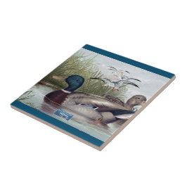 Azulejo Tile Oscuro-Verde azulado (Pono de Pato) RFPMDesig