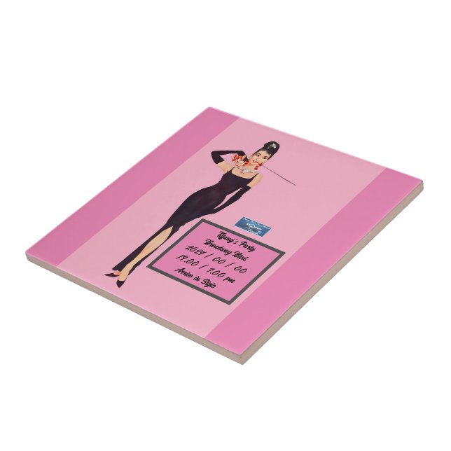 Azulejo Tile Pink (Tiffany) RFPMDesigns ©️ 2024 (Lado)