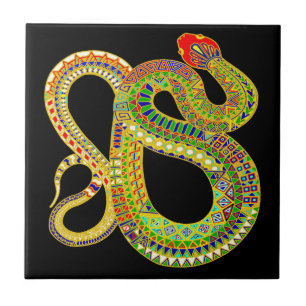 Azulejo Tile Rattlesnake del Suroeste