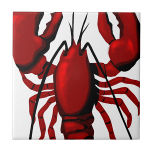 Azulejo Tile Red Lobster