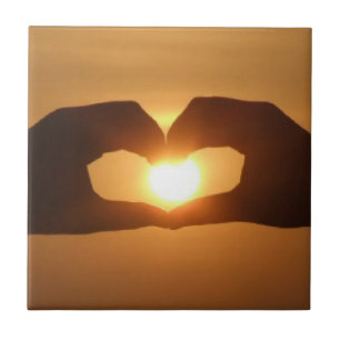 Azulejo Tile romántico del corazón