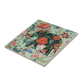 Azulejo Tile Sage (Elefante de Flores) RFPMDesigns ©️ 2024