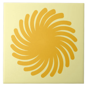 Azulejo Tile - Sunburst