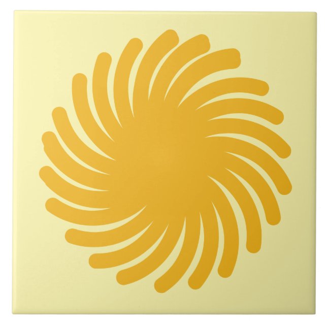 Azulejo Tile - Sunburst (Frente)