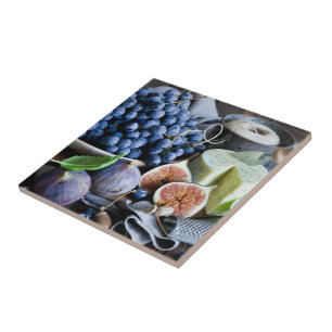 Azulejo Tile Trivet-Fruit & Cheese