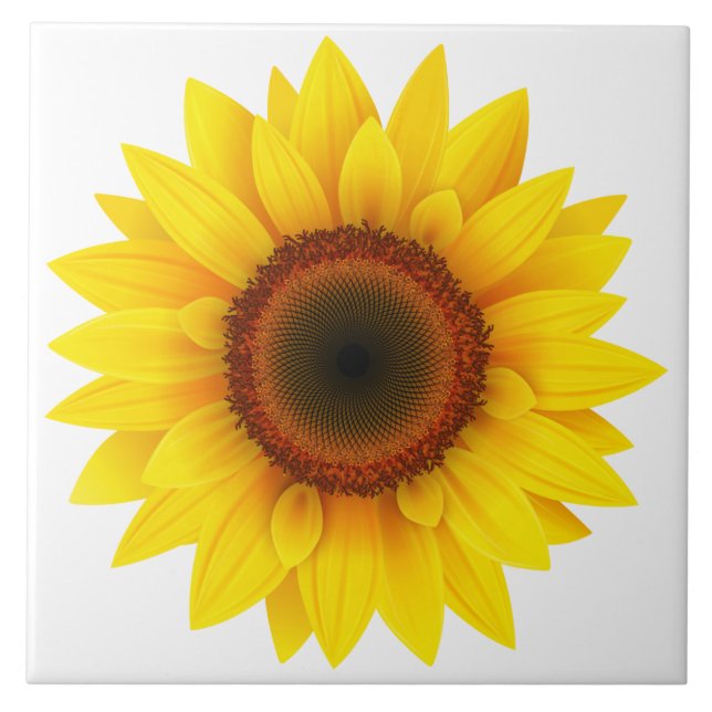 Azulejo Tile Trivet-Sunflower (Frente)
