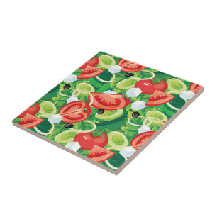 Azulejo Tile Trivet-Vegetales