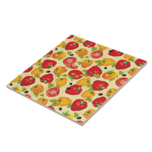 Azulejo Tile Trivet-Vegetales
