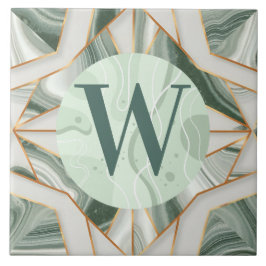 Azulejo Tile verde claro de mármol