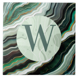 Azulejo Tile verde claro de mármol