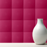 Azulejo Tinto de vino tinto sólido<br><div class="desc">Diseño rojo de vino crimson sólido.</div>
