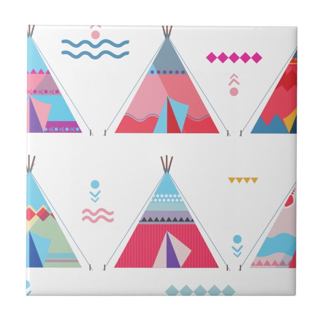 Azulejo tipi rosa (Frente)