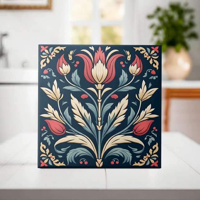 Azulejo Típica turca de inspiración otomana (Subido por el creador)