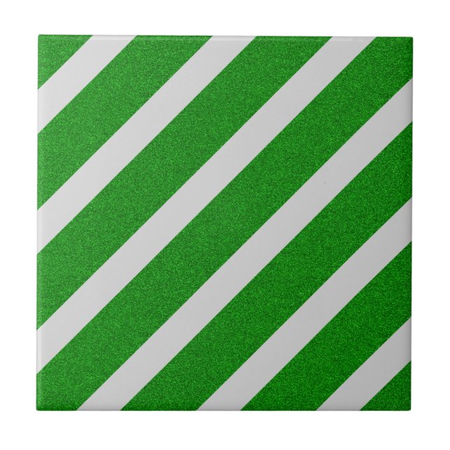 Azulejo Tira Verde Brillante (Frente)