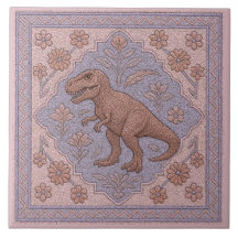 Tirannasaurus Rex Tile rosado