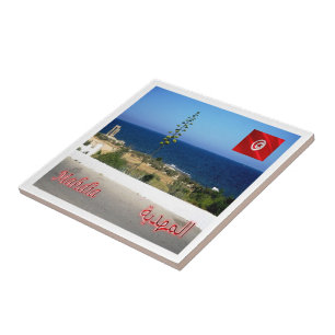 Azulejo TN011 MAHDIA, Túnez, África,