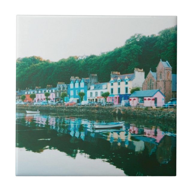 Azulejo Tobermory, Isla de Mull, Escocia (Frente)