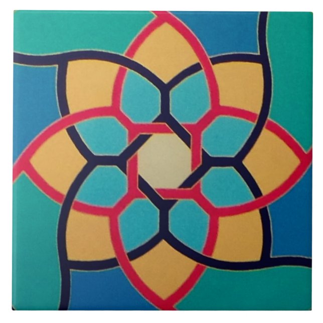 Azulejo Todas Las Cosas Se Descomponen - Centro - Tile Cer (Frente)