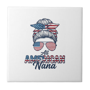Azulejo Todo diseño vectorial de Nana Patriótica Americana