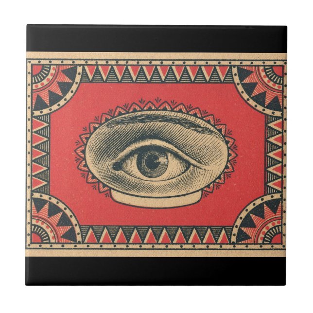 Azulejo todopoderoso ojo de la sabiduría (Frente)