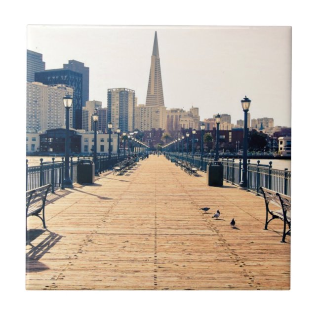 Azulejo Todos los caminos llevan a la pirámide (Frente)