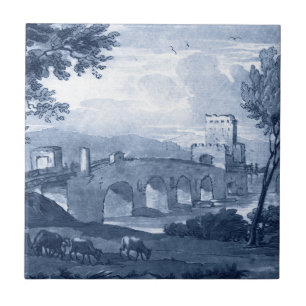 Azulejo Toile Pastoral - Puente