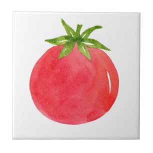 Azulejo Tomate acuarela