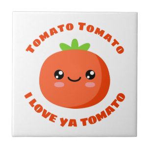 Azulejo Tomate tomate te amo tomate