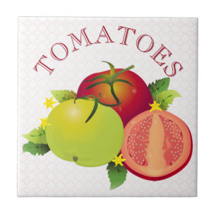 Azulejo Tomates Verduras Fruta Jardín