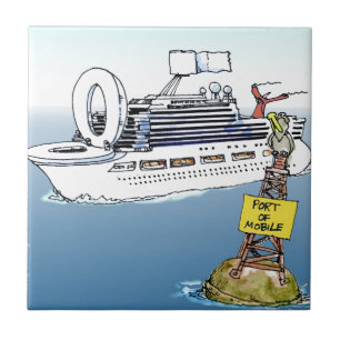 Azulejo Tomemos Un Crucero Regalos Divertidos Camisetas y 