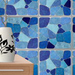 Azulejo Tonos de arte abstracto de la Mezquita Azul<br><div class="desc">Tonos de arte abstracto de la Mezquita Azul</div>