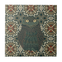 Azulejo Tonos de tierra dorados marrones adornados