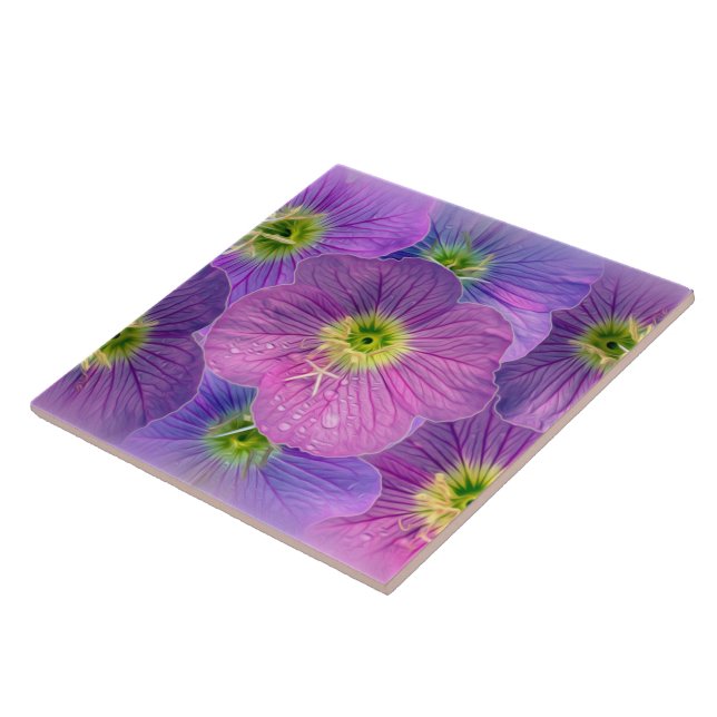 Azulejo Tonos morados (Lado)