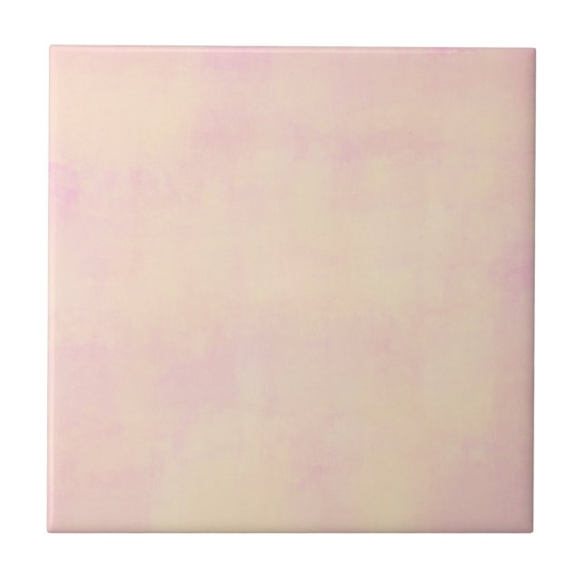 Azulejo Tonos Pastel de tierra rosada de coral (Frente)