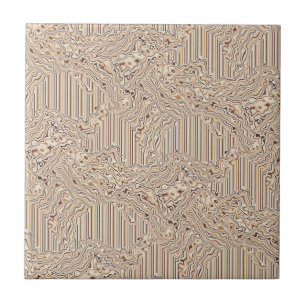 Azulejo Topographic Warm Neutrals 03