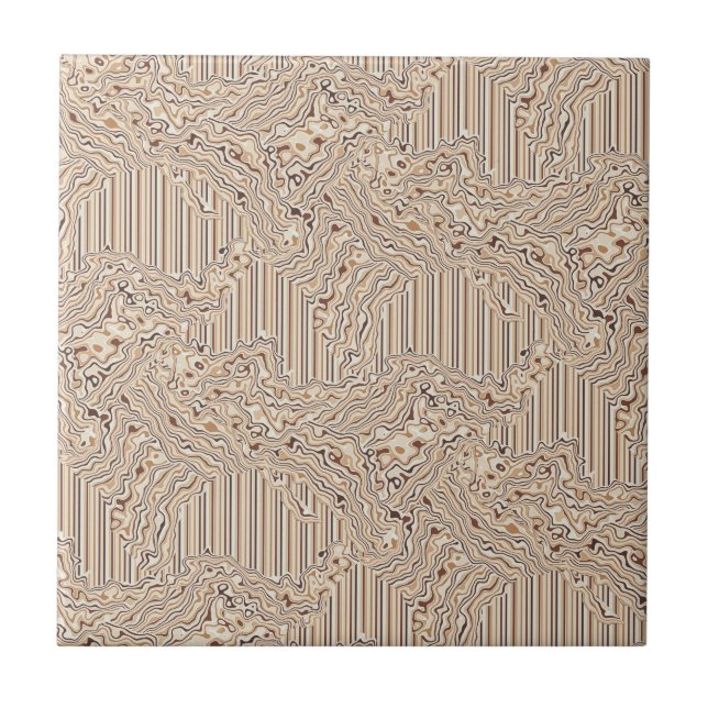Azulejo Topographic Warm Neutrals | 03 (Frente)