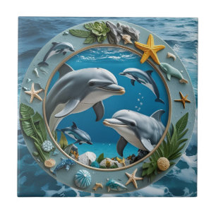 Azulejo Torbellino Oceánico