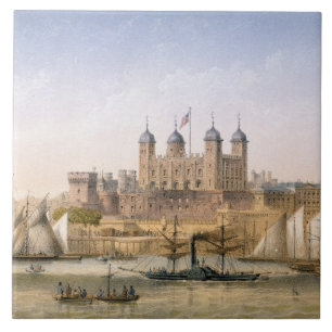 Azulejo Torre de Londres, c.1862 (litho del color)