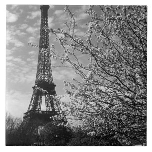 Azulejo Torre Eiffel de París antigua