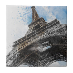Azulejo Torre Eiffel, París, Francia