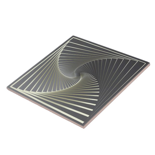 Azulejo torrente amarillo gris (Lado)