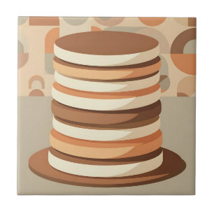 Azulejo Tortitas Apiladas Retro