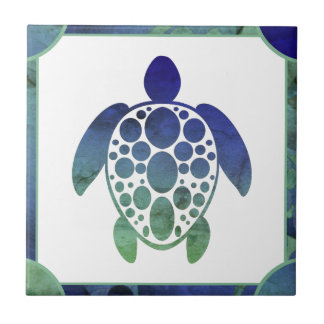 Azulejo Tortuga - Azul